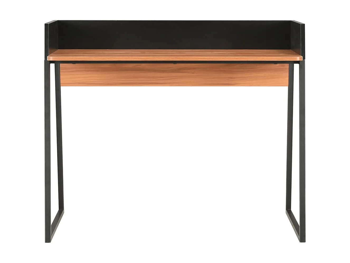 Bureau Noir et marron 90x60x88 cm