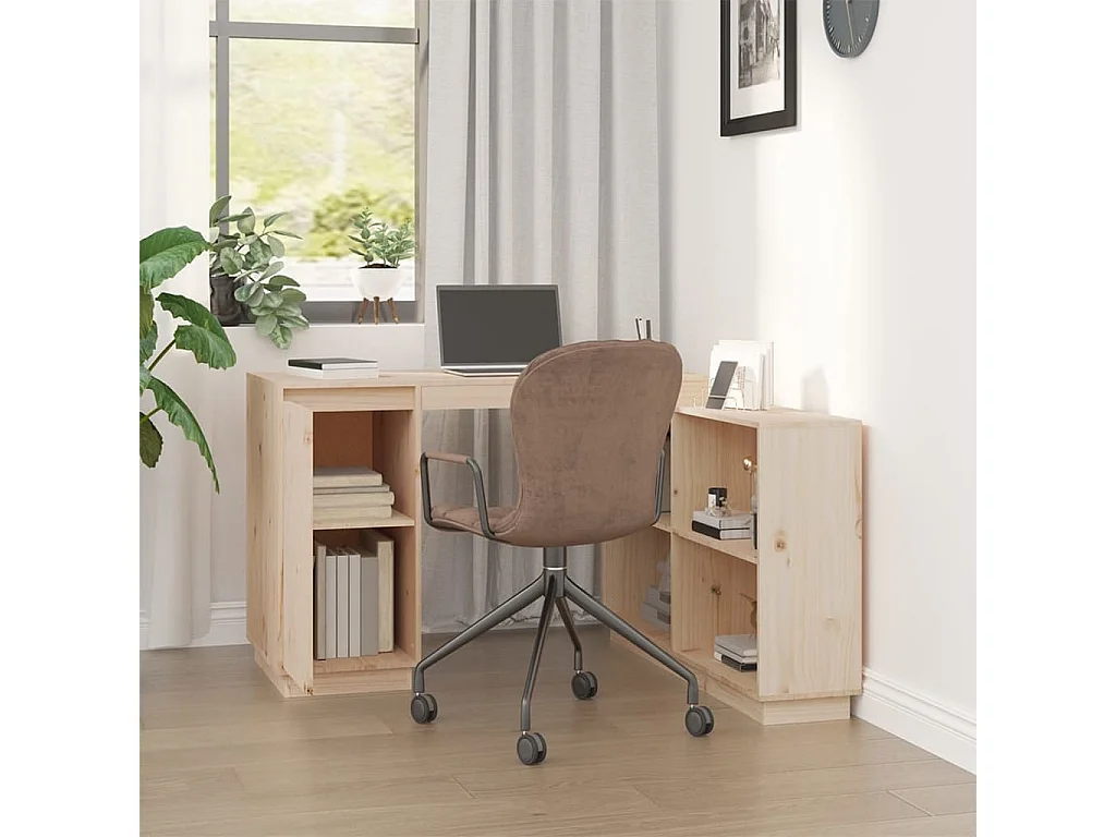 Bureau 110x50x75 cm Bois massif de pin