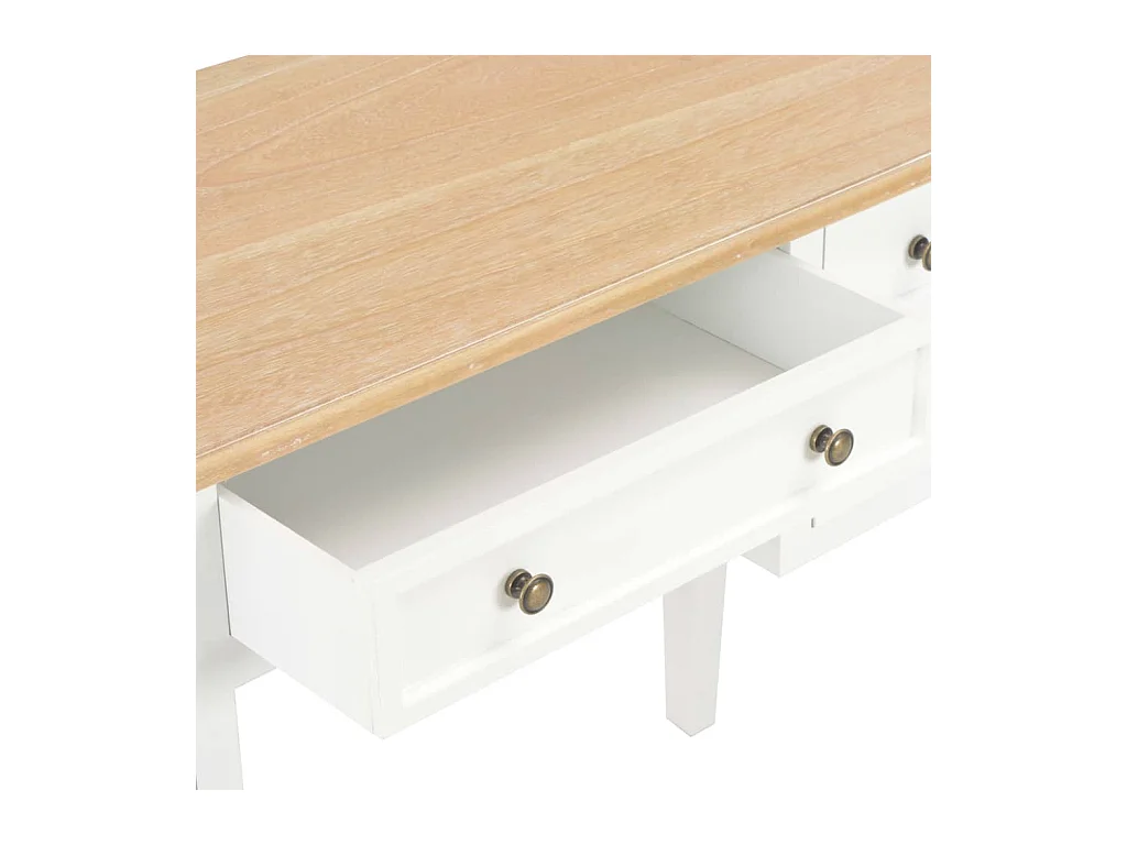 Bureau Blanc 109,5 x 45 x 77,5 cm Bois