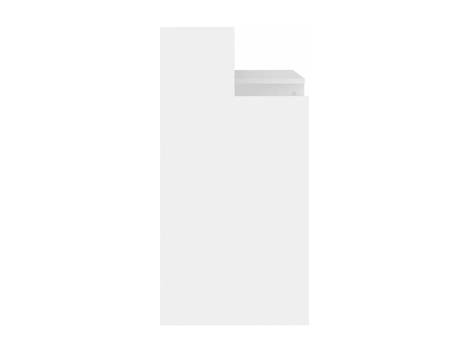 Scrivania con Luci LED Bianca 97x45x90 cm in Legno Multistrato