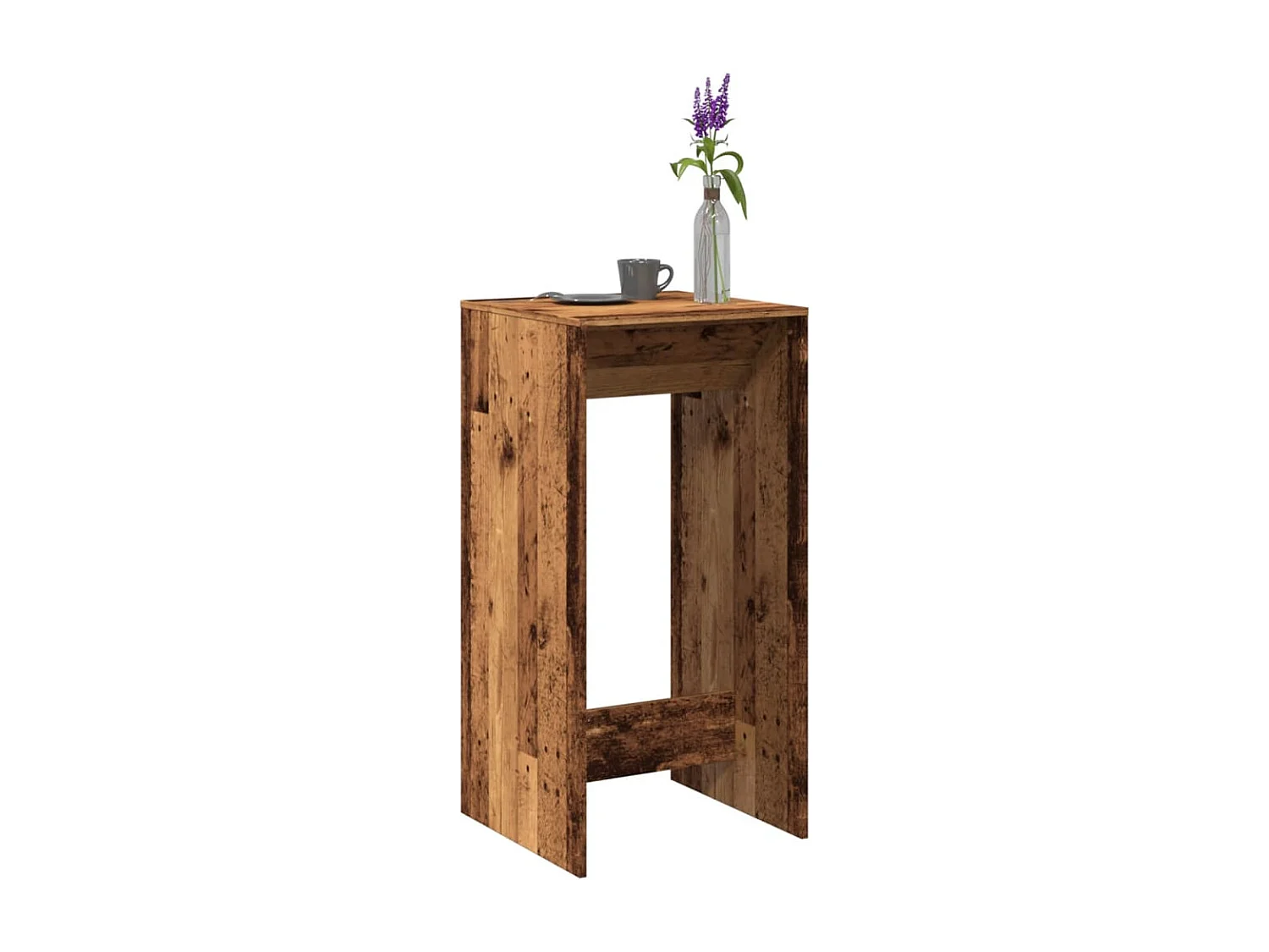 Bartisch Altholz-Optik 51x50x103,5 cm Holzwerkstoff