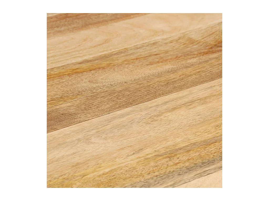 Table à manger Rond 110x76 cm Bois de manguier massif