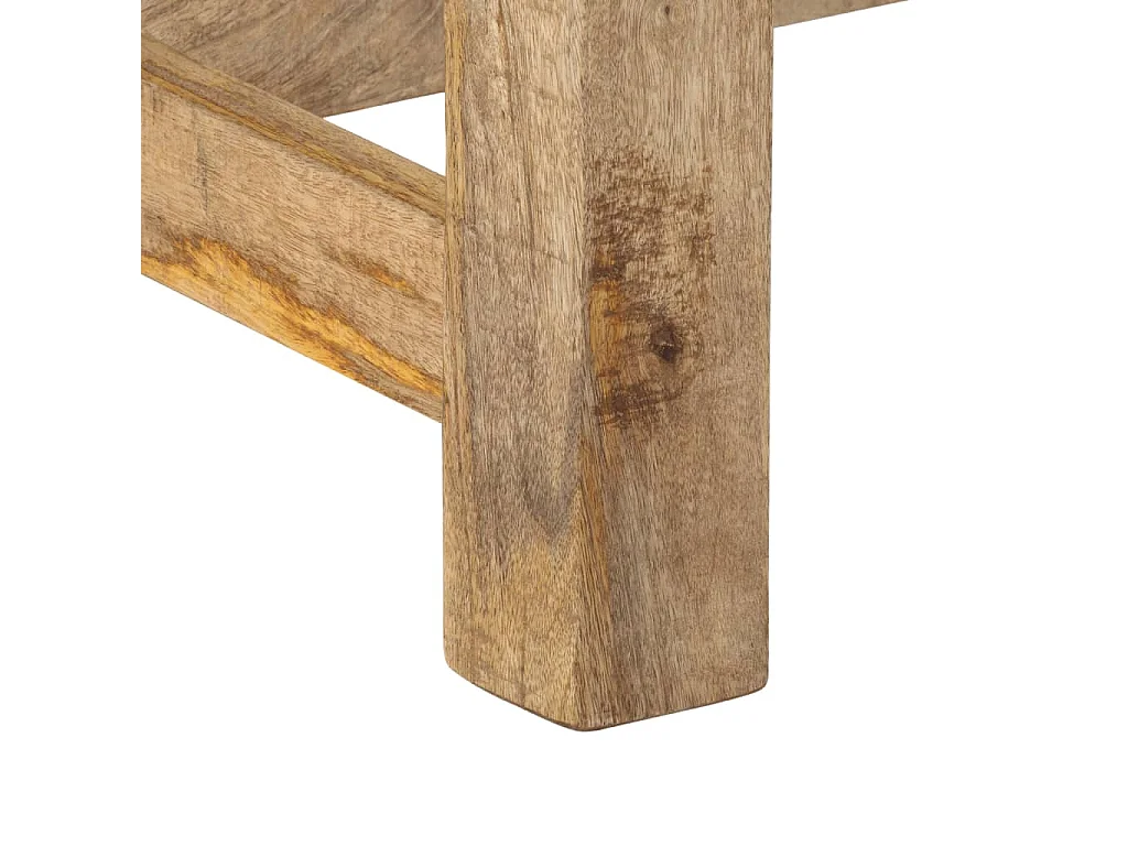 Tavolo da Pranzo 140x70x75 cm in Legno Massello di Mango