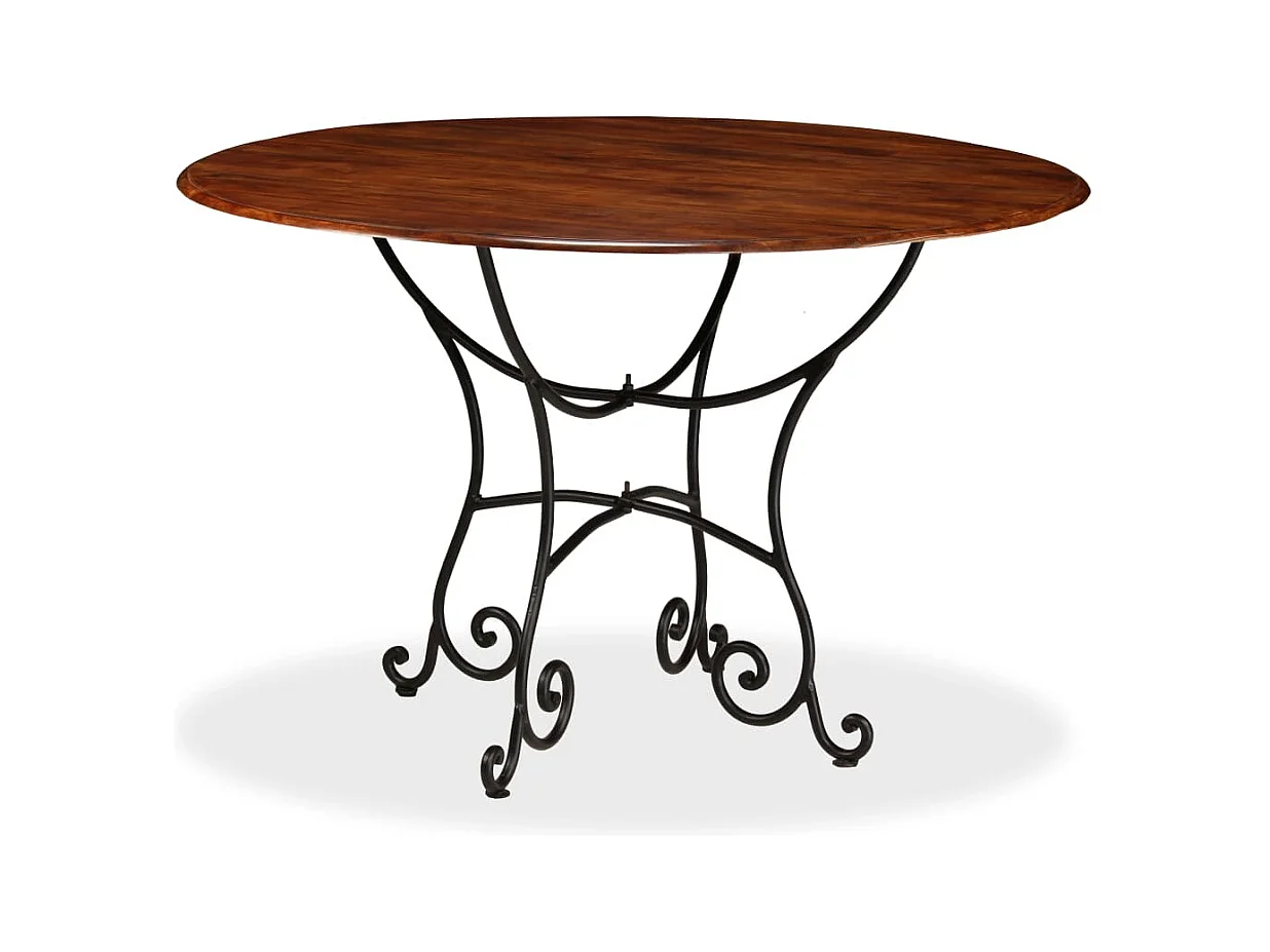 Eettafel 120x76 cm massief hout met honingafwerking