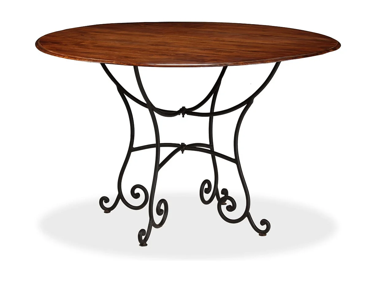 Table de salle à manger Bois acacia avec finition miel 120x76cm