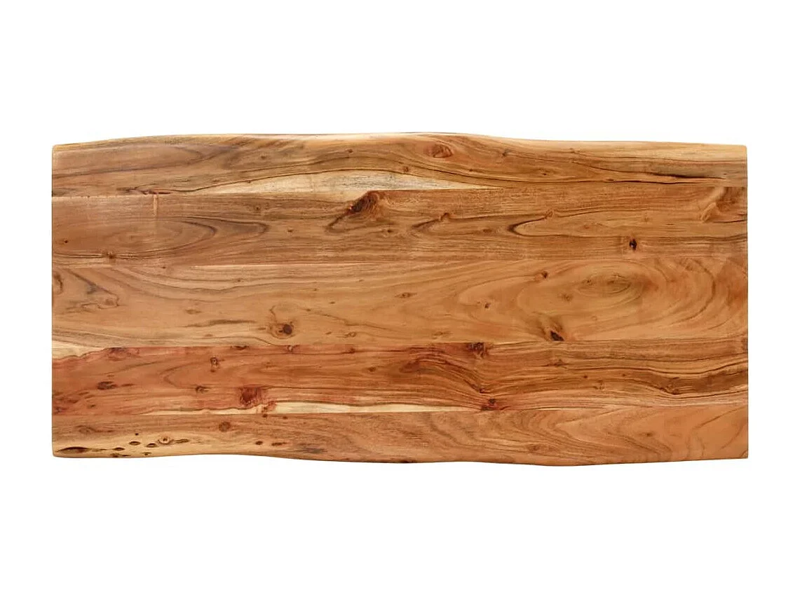 Mesa de jantar 110x50x76 cm madeira de acácia maciça