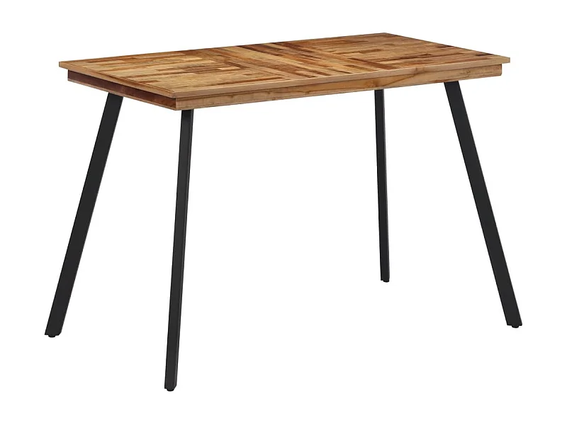 Table à manger 120x62x76 cm bois massif de teck