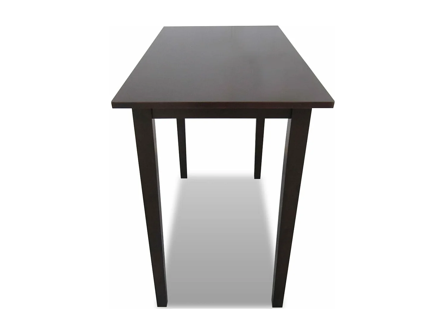 Mesa de bar em madeira castanha