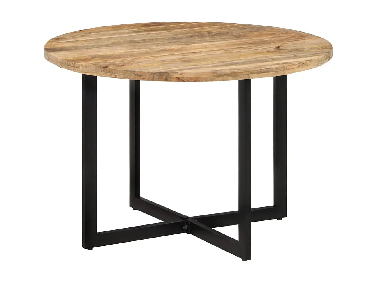 Mesa de comedor madera maciza de mango 110x75 cm