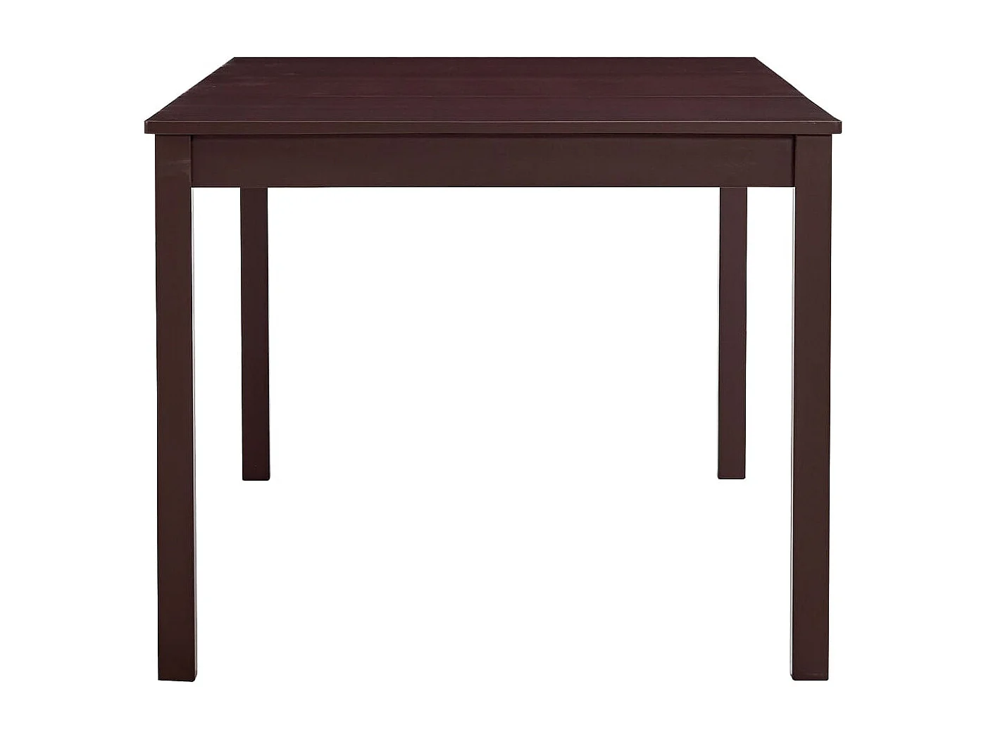 Table à manger Marron foncé 180x90x73 cm Bois de pin