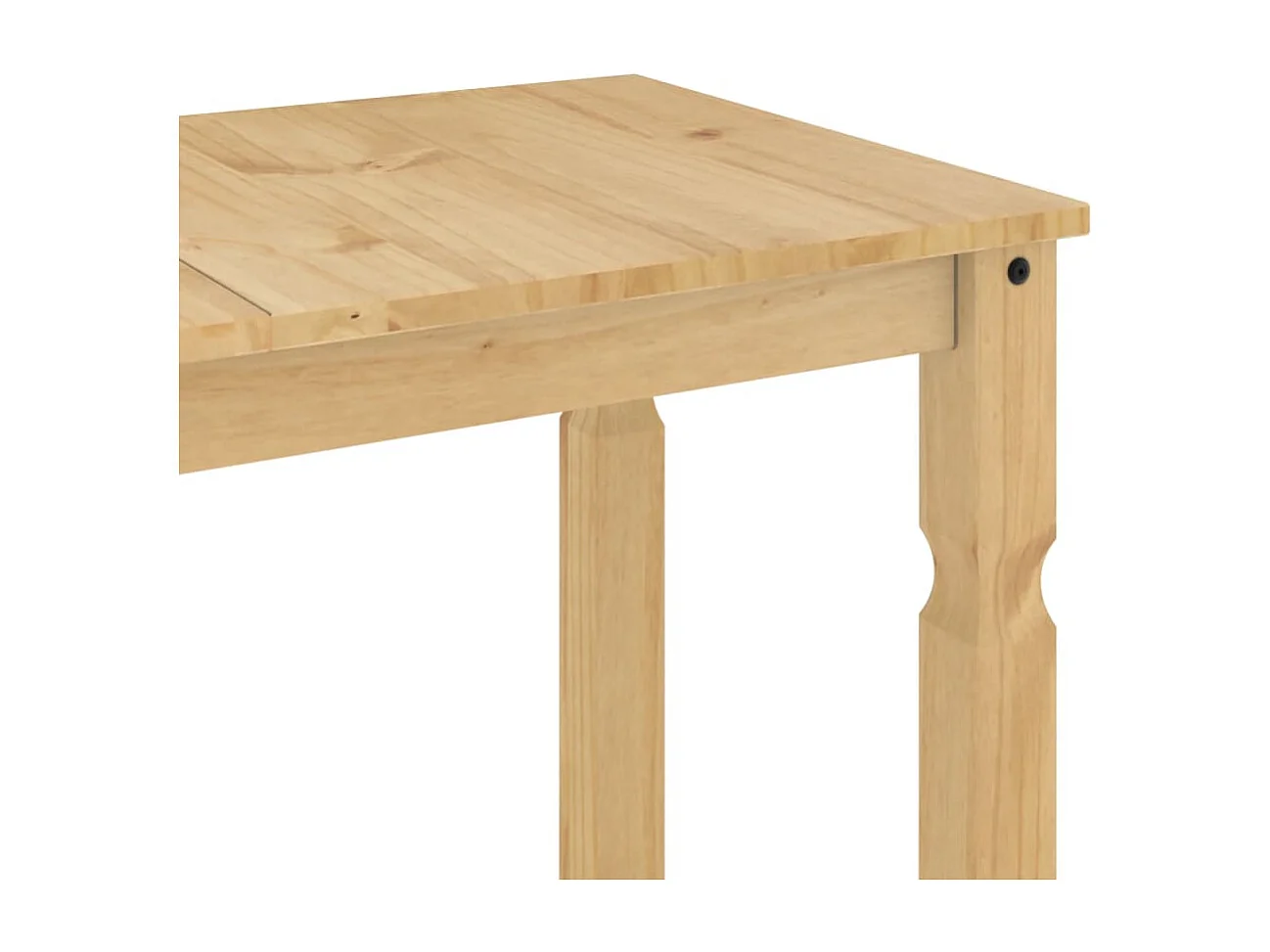 Table à manger Corona 112x60x75 cm bois massif de pin