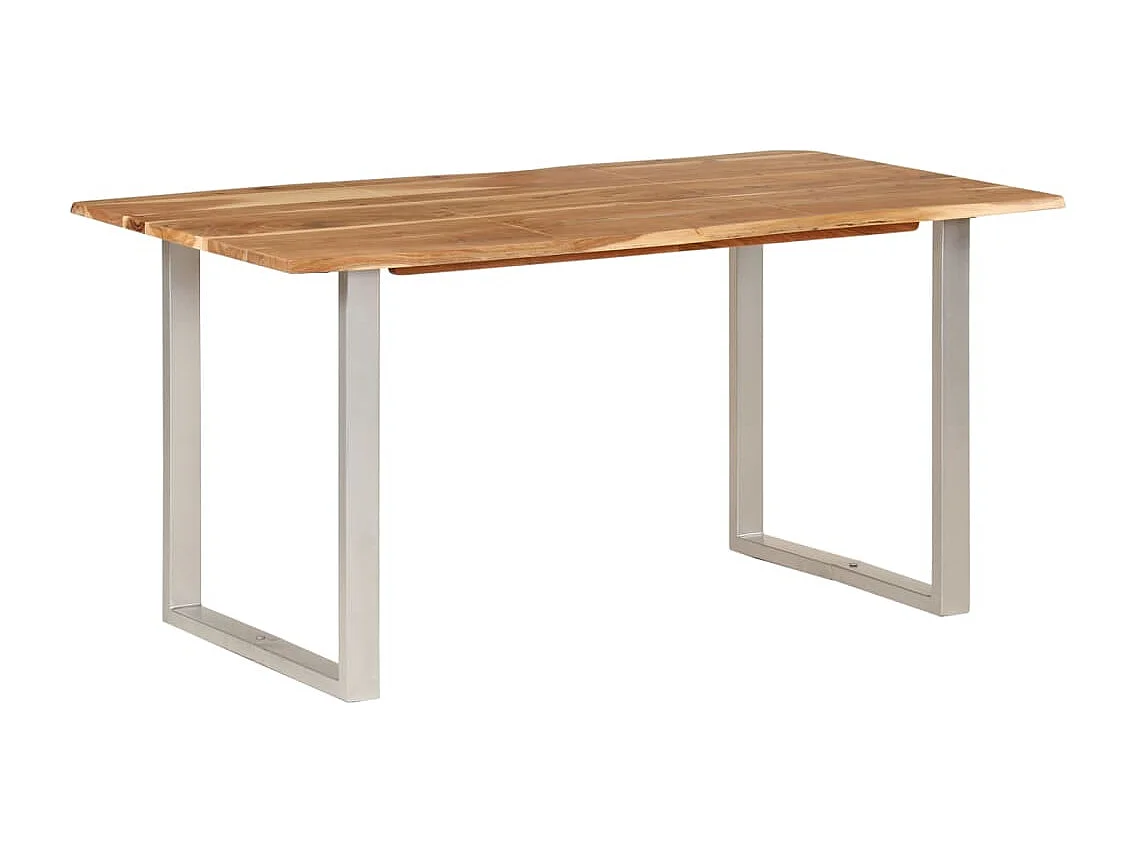 Table de salle à manger 154x80x76 cm Bois d'acacia solide