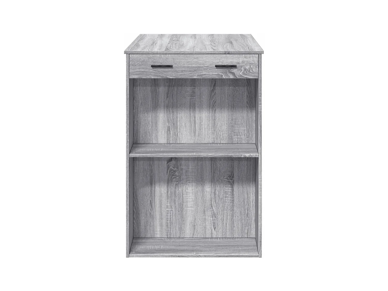 Mesa de bar 102x70x103,5cm derivados de madeira cinzento sonoma