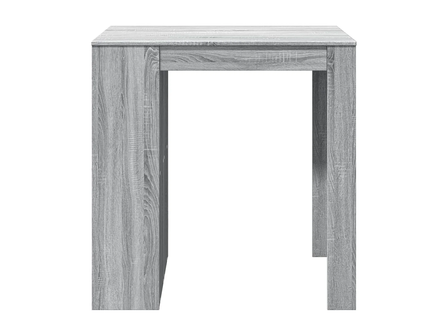 Table de bar sonoma gris 102x70x103,5 cm bois d'ingénierie