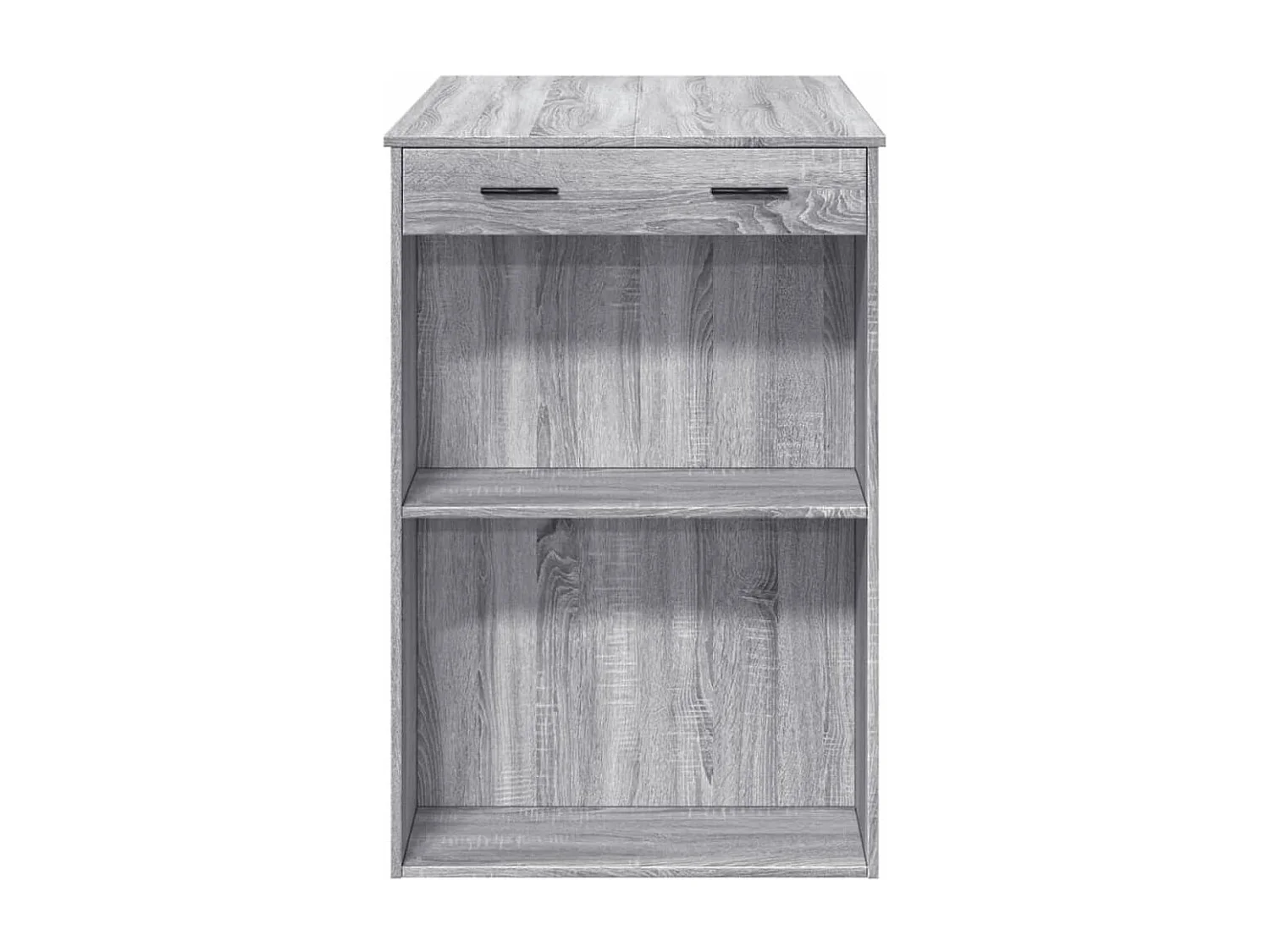 Table de bar sonoma gris 102x70x103,5 cm bois d'ingénierie