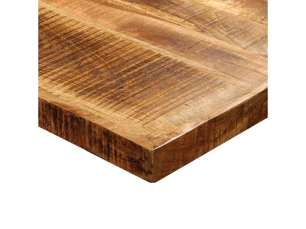 Tavolo da Pranzo in Legno Massello di Mango Grezzo 180 cm