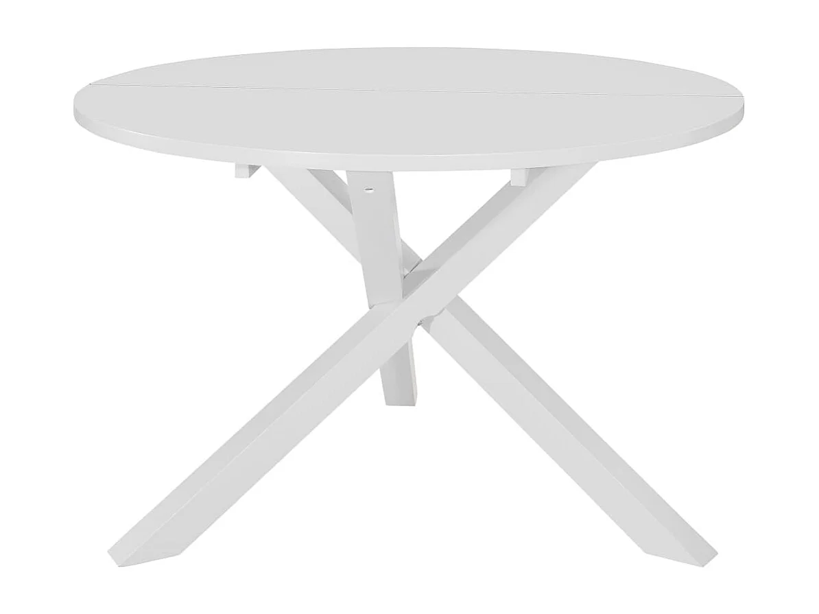 Table à manger Blanc 120x75 cm MDF