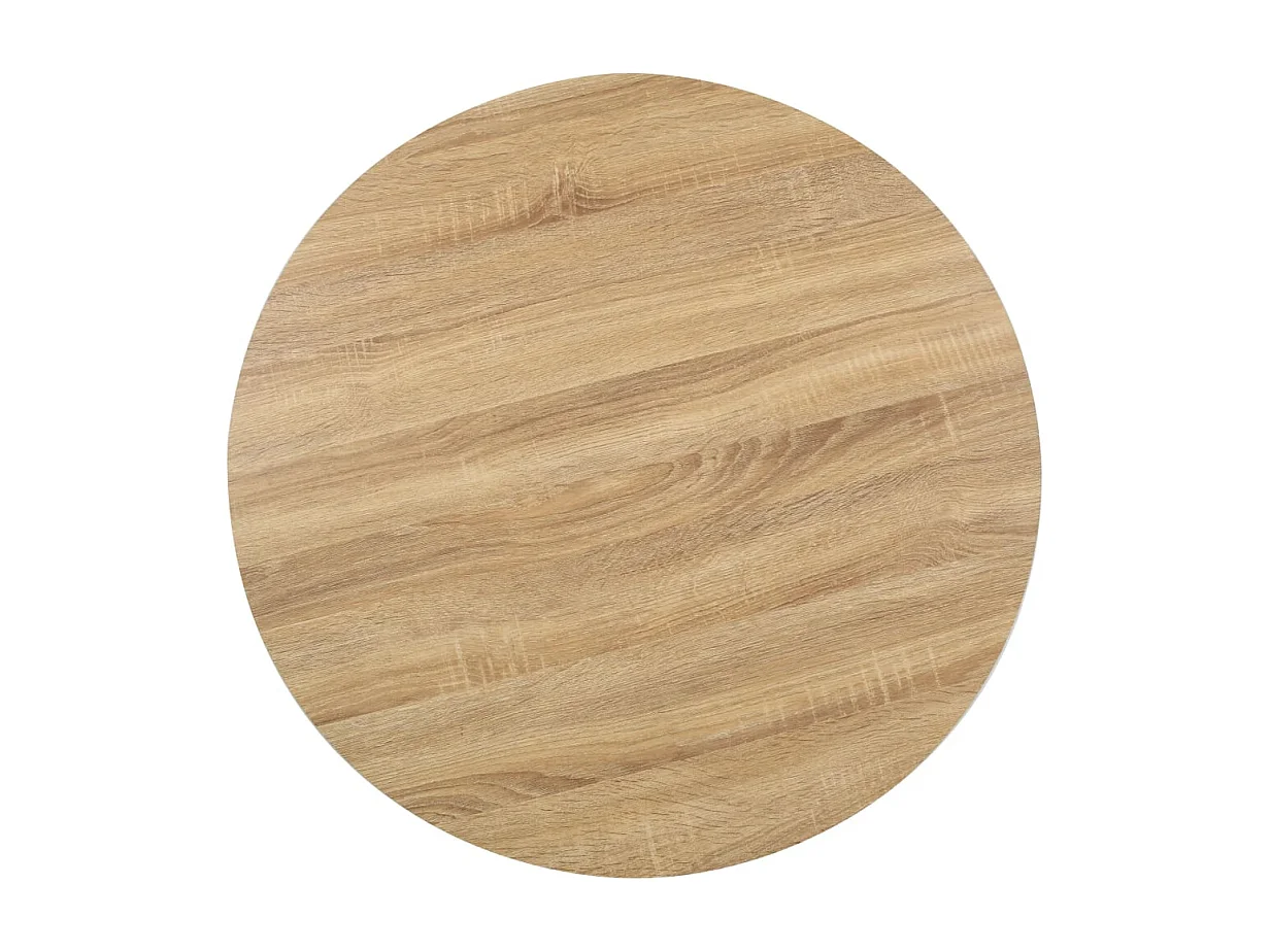 Table de bistro marron clair 80 cm MDF