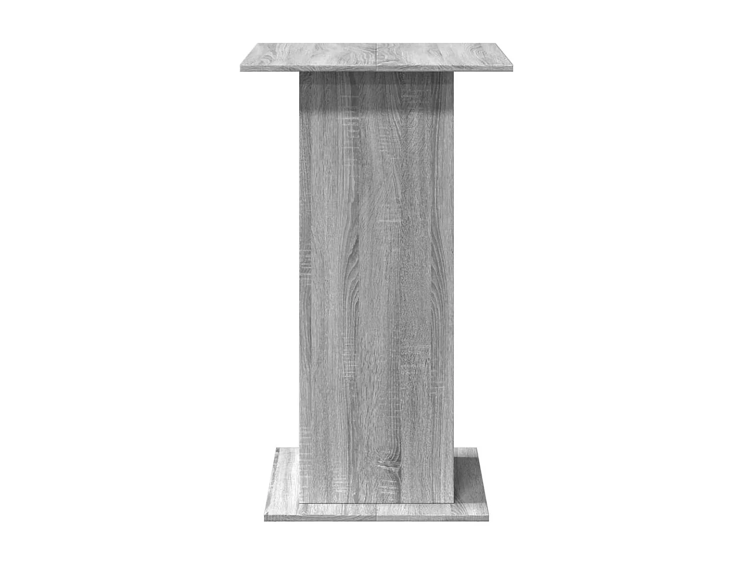 Mesa de bar com arrumação derivados de madeira cinzento sonoma