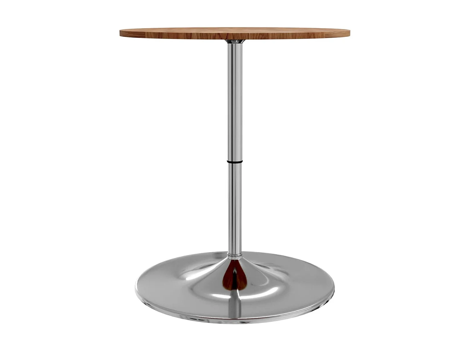 Mesa de bar Ø60x89,5 cm madeira carvalho maciça castanho-claro