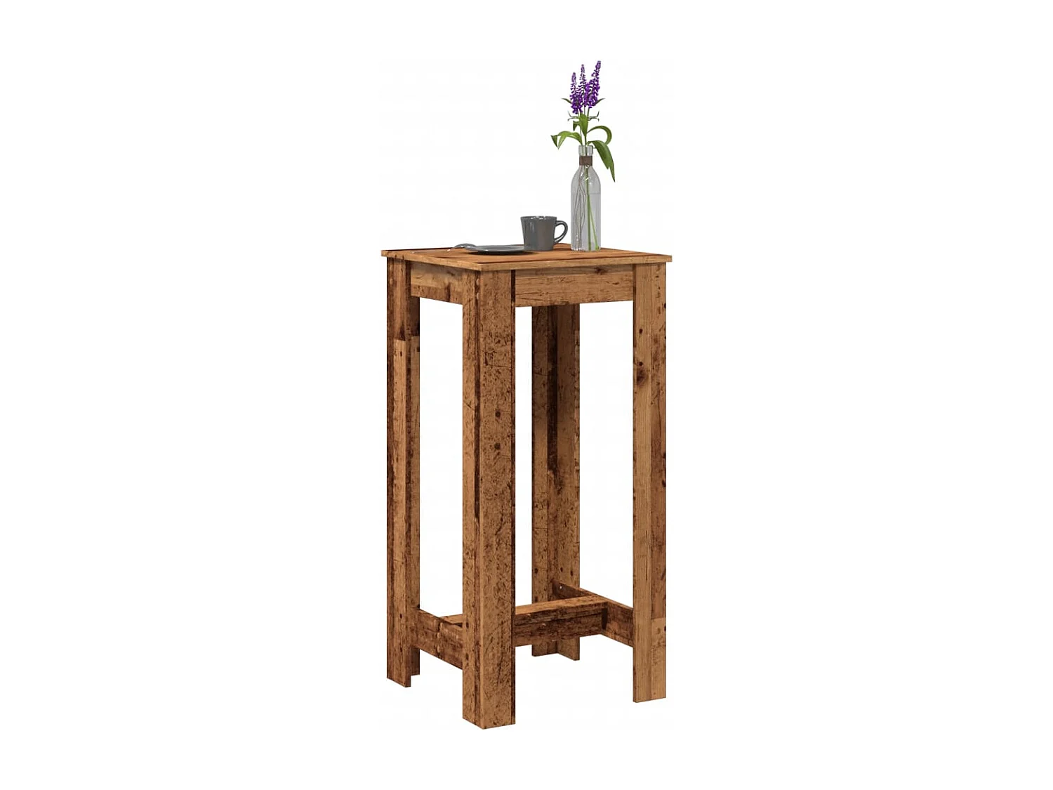 Bartisch Altholz-Optik 51x50x103,5 cm Holzwerkstoff