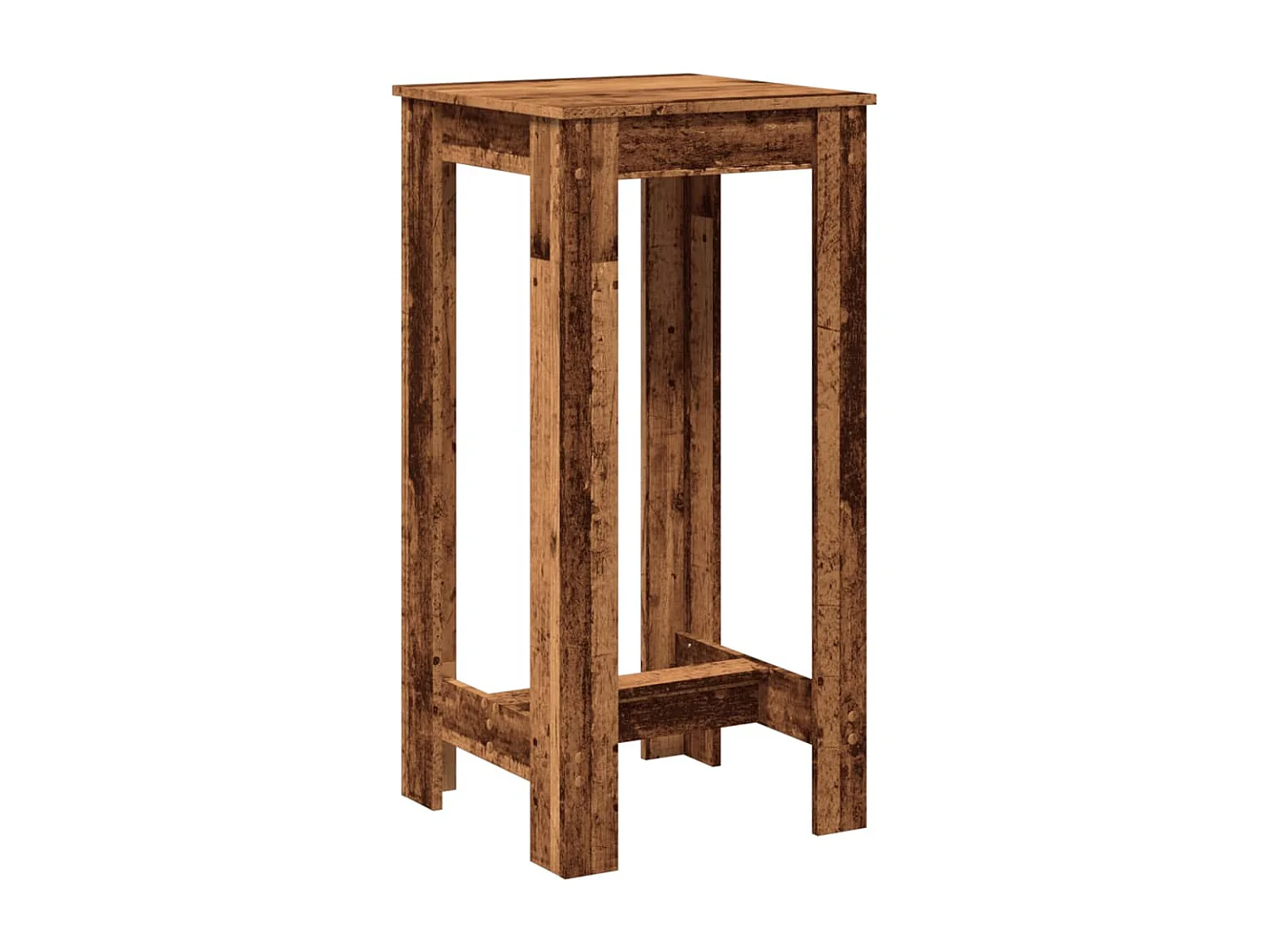 Bartisch Altholz-Optik 51x50x103,5 cm Holzwerkstoff