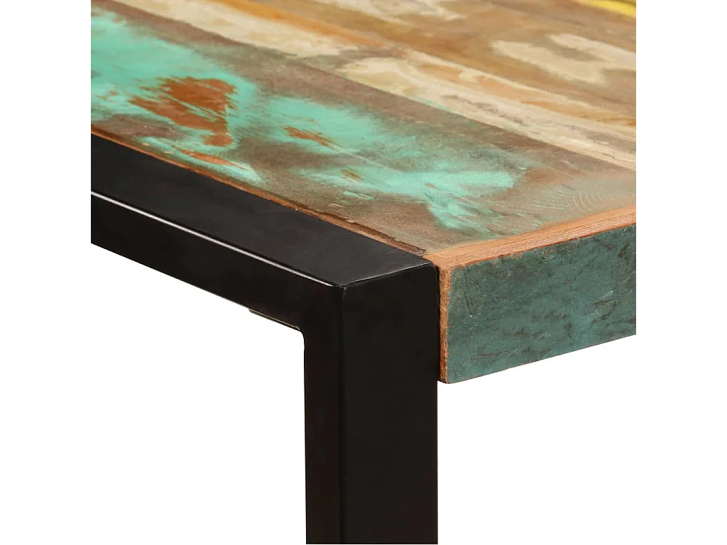 Table à dîner 220x100x75 cm Bois de récupération solide