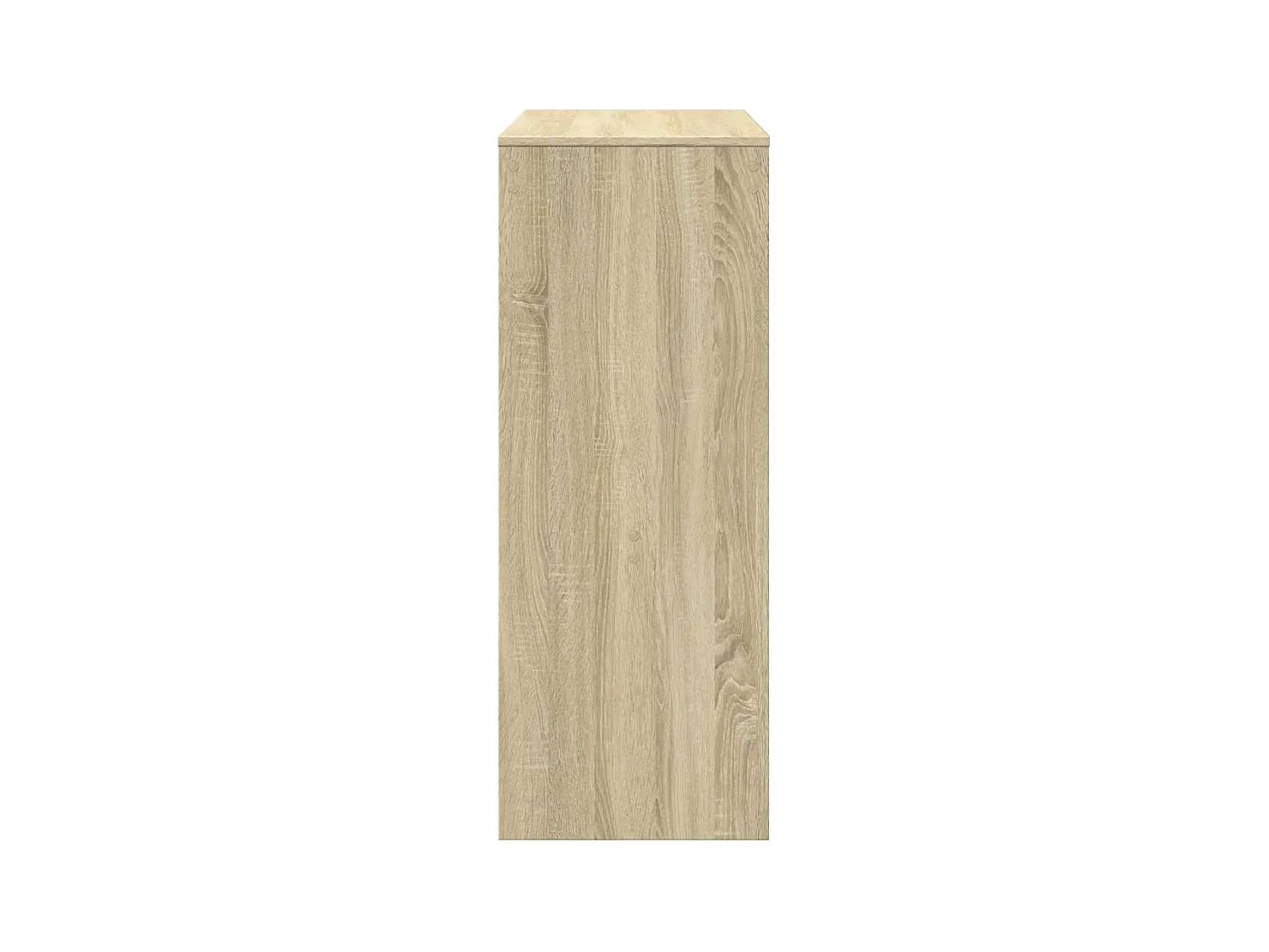Table de bar avec étagères chêne sonoma bois d'ingénierie