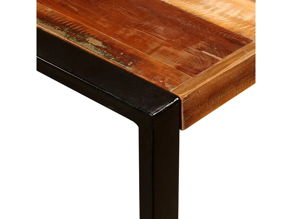 Mesa de jantar madeira reciclada maciça 180 cm