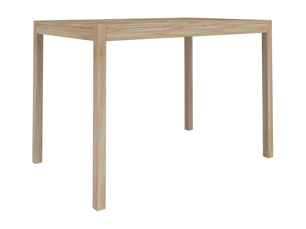 Table à manger 110x70x75 cm bois d'acacia solide