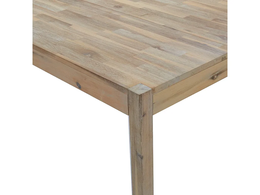 Table à manger 110x70x75 cm bois d'acacia solide