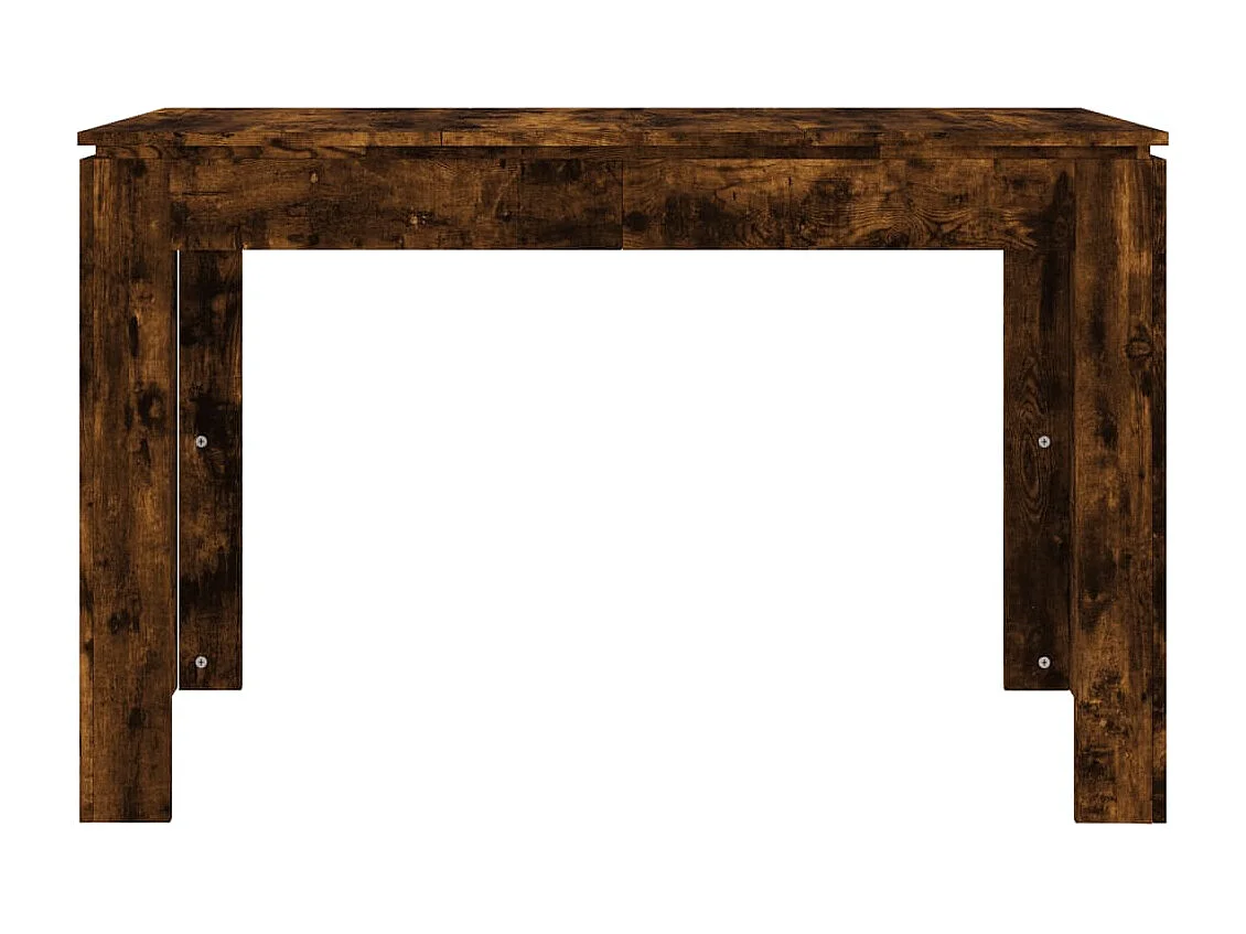 Mesa de comedor madera de ingeniería roble ahumado 120x60x76 cm