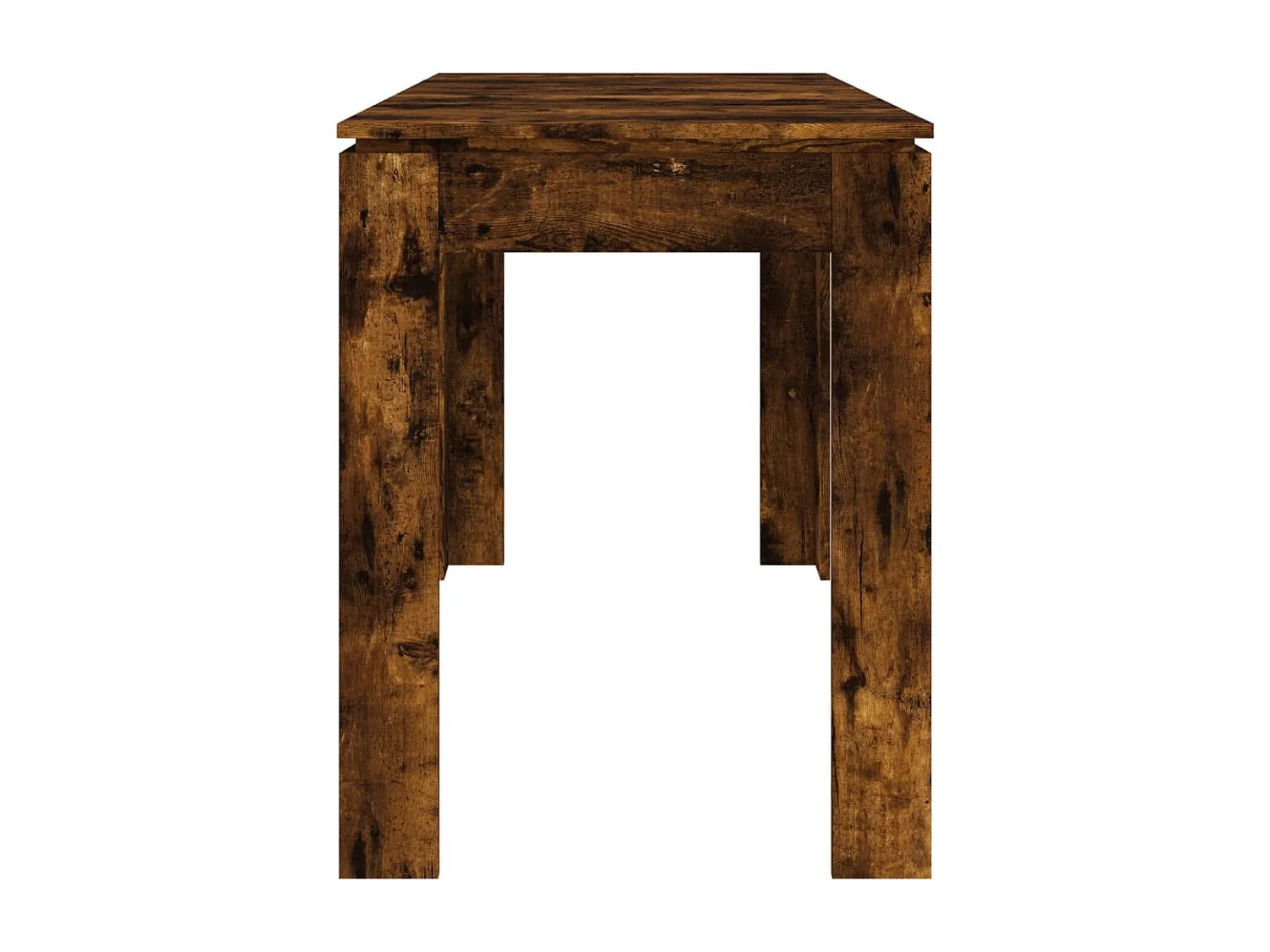 Mesa de comedor madera de ingeniería roble ahumado 120x60x76 cm