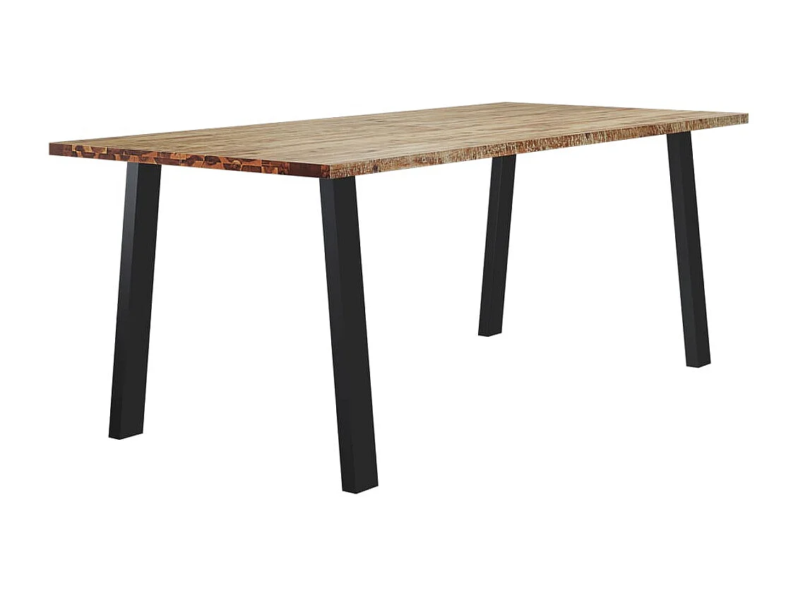 Table à manger 200x90x75 cm bois d'acacia solide