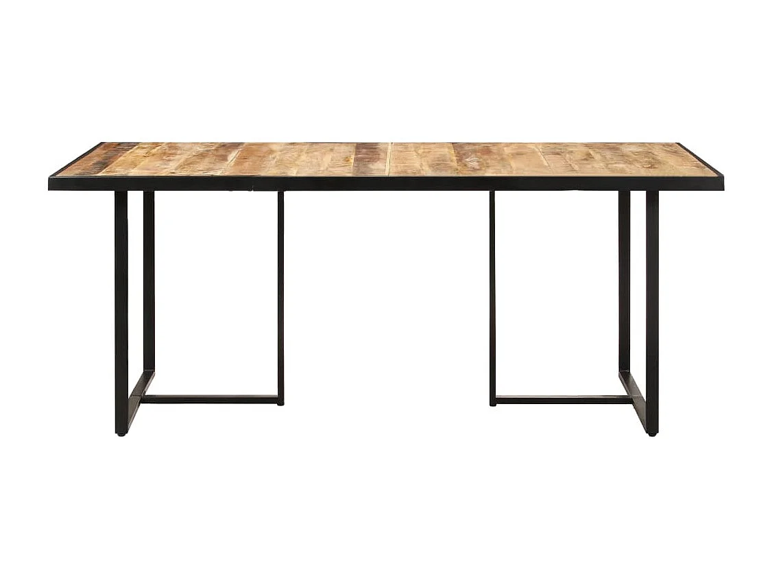Table de salle à manger 160 cm Bois de manguier brut