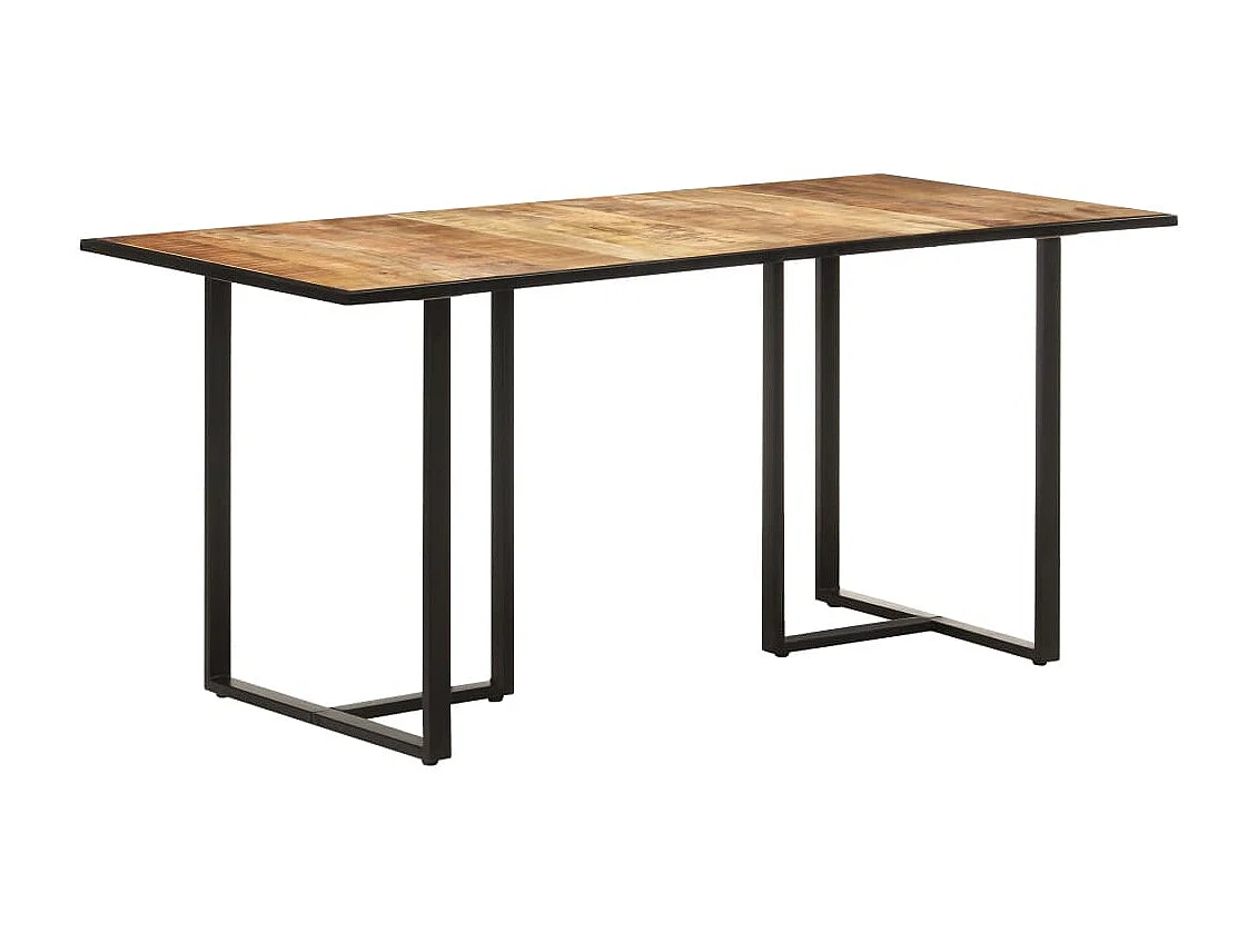 Table de salle à manger 160 cm Bois de manguier brut