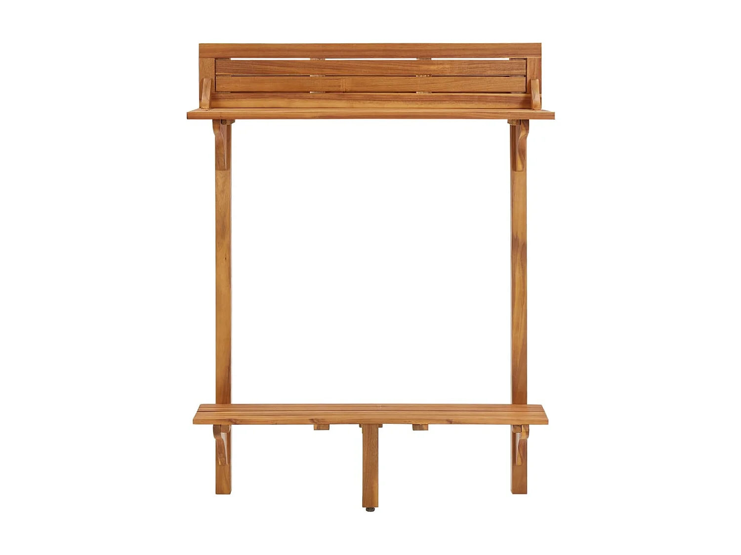 Table de bar de balcon 90x37x122,5 cm Bois d'acacia massif