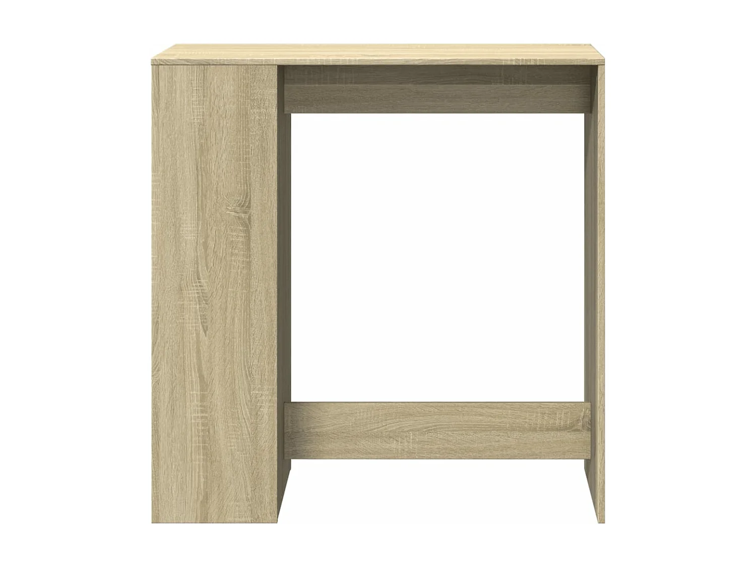 Mesa alta bar con estantes madera roble Sonoma 101x40x103,5 cm