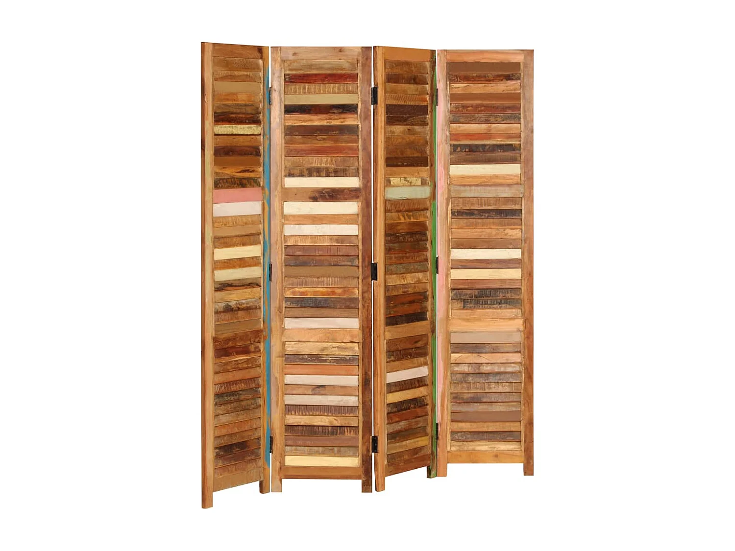 Cloison de séparation Bois de récupération massif 170 cm