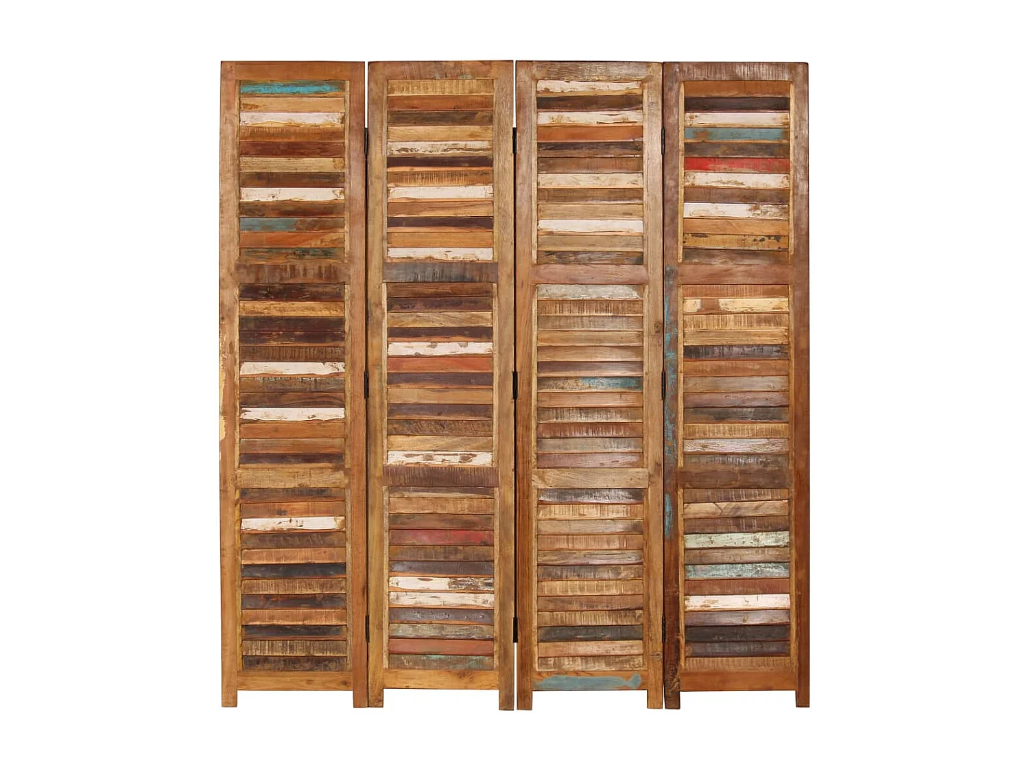 Cloison de séparation Bois de récupération massif 170 cm