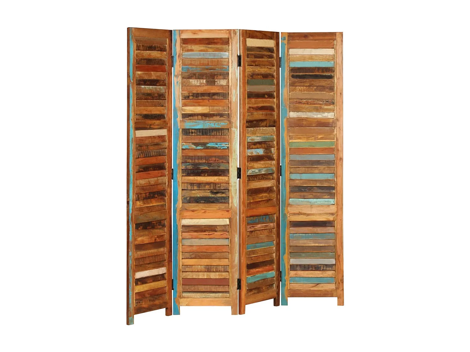 Cloison de séparation Bois de récupération massif 170 cm