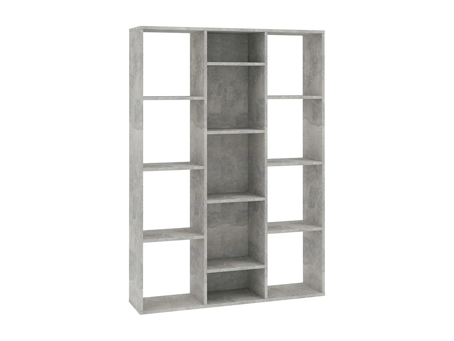 Separador de ambientes/Librería Gris hormigón Madera contrachapada