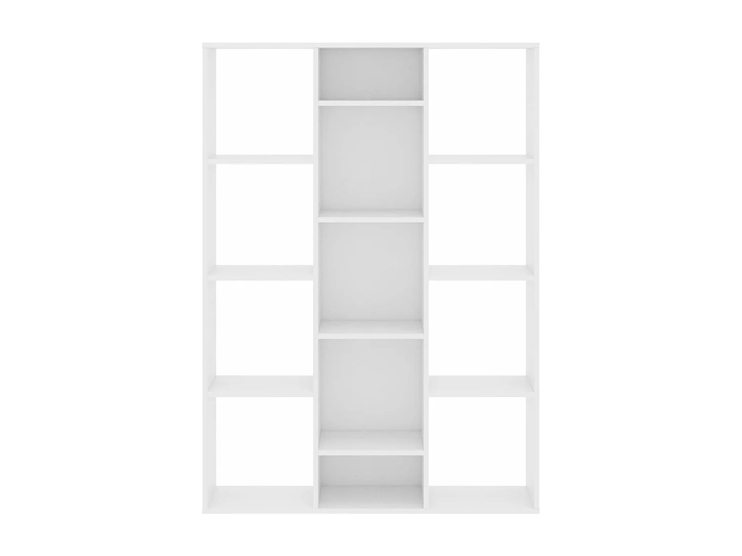 Divisorio/Libreria Bianco 100x24x140 cm