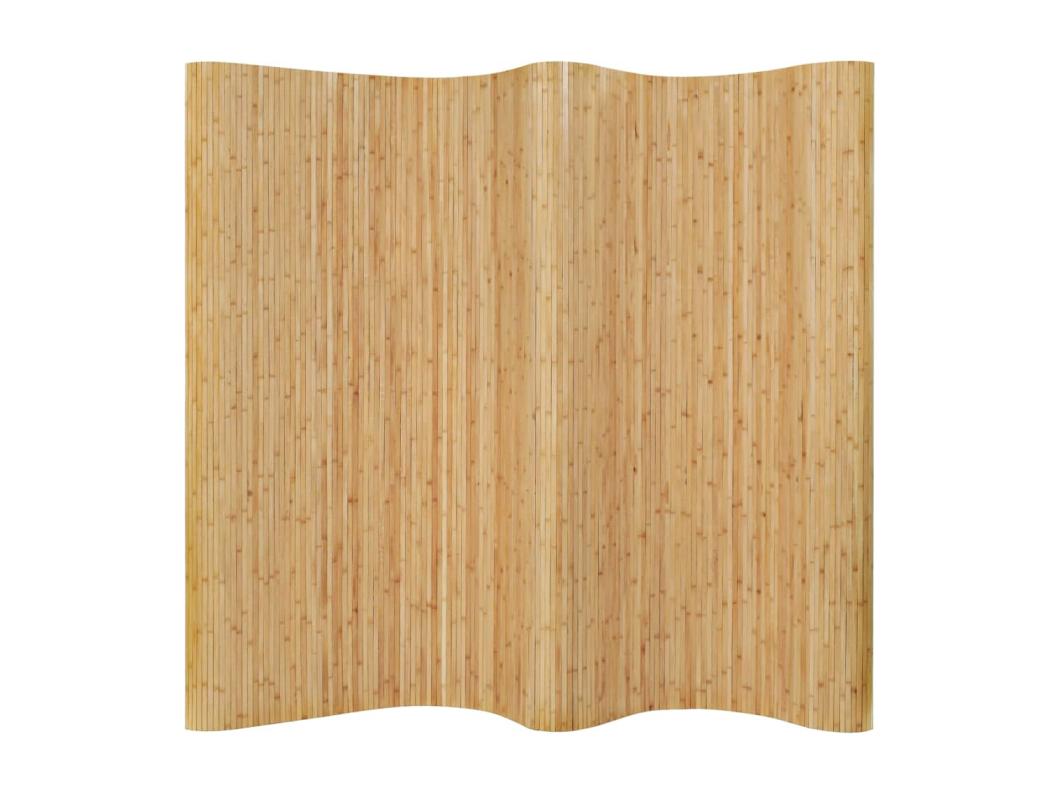 Cloison de séparation Bambou 250 x 165 cm Naturel