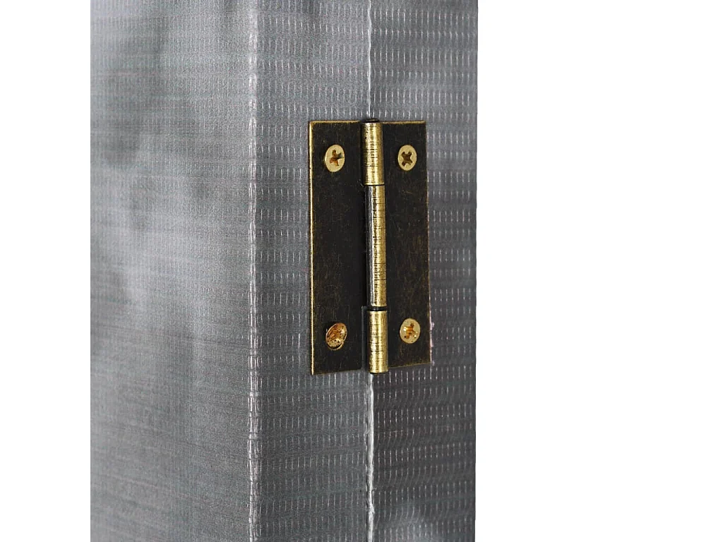 Cloison de séparation 160 x 170 cm Bus londonien Noir et blanc