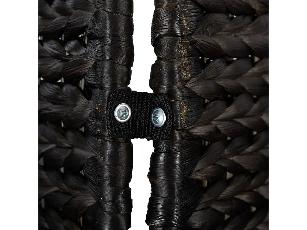 Parete divisoria 4 pannelli nero 163x180 cm giacinto d'acqua