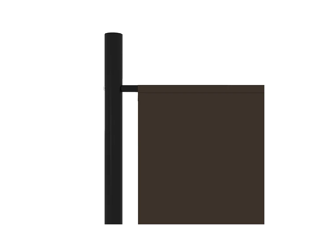 Parete divisoria 3 pannelli Marrone 150x180 cm
