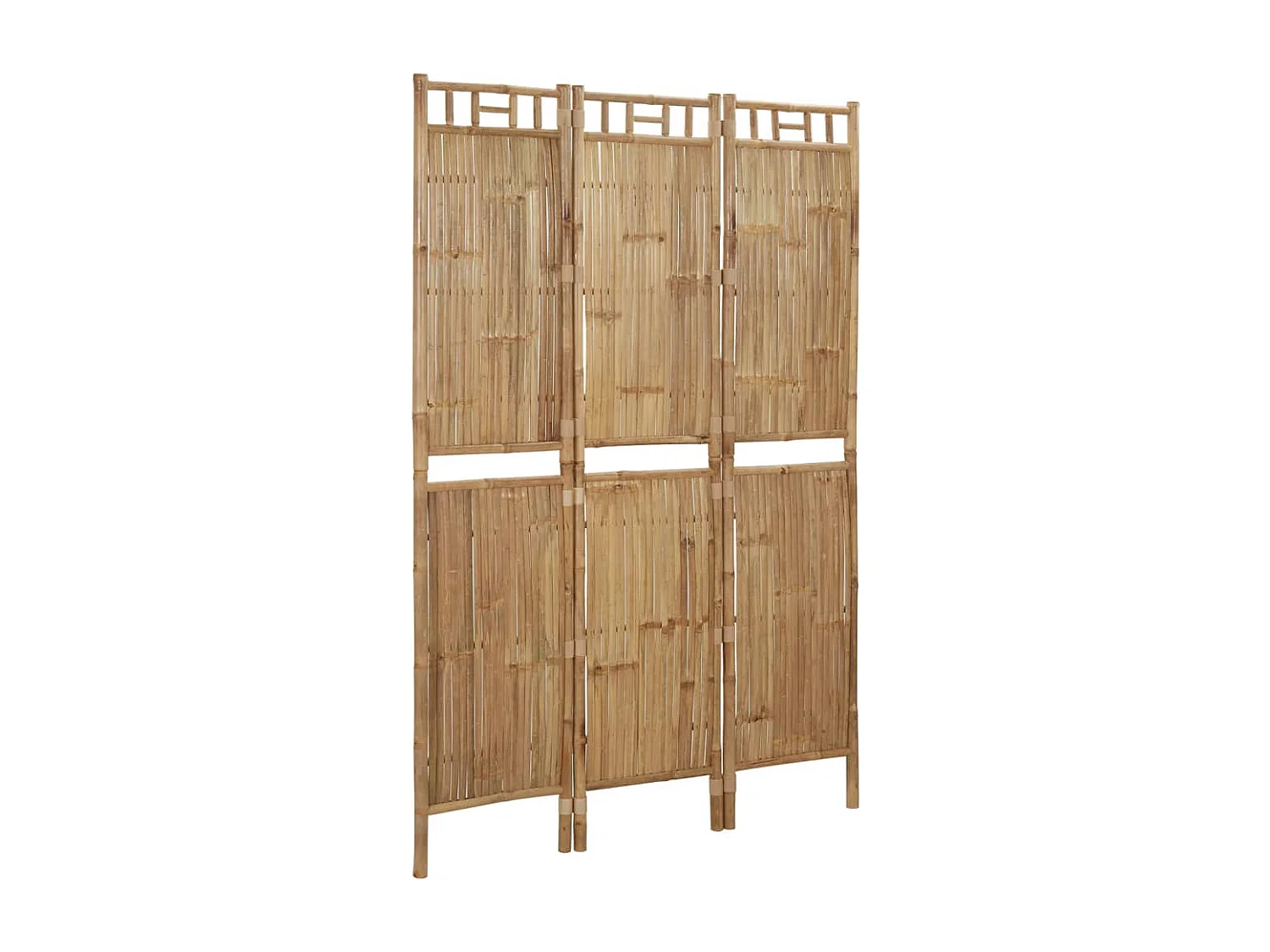 Cloison de séparation 3 panneaux Bambou 120x180 cm