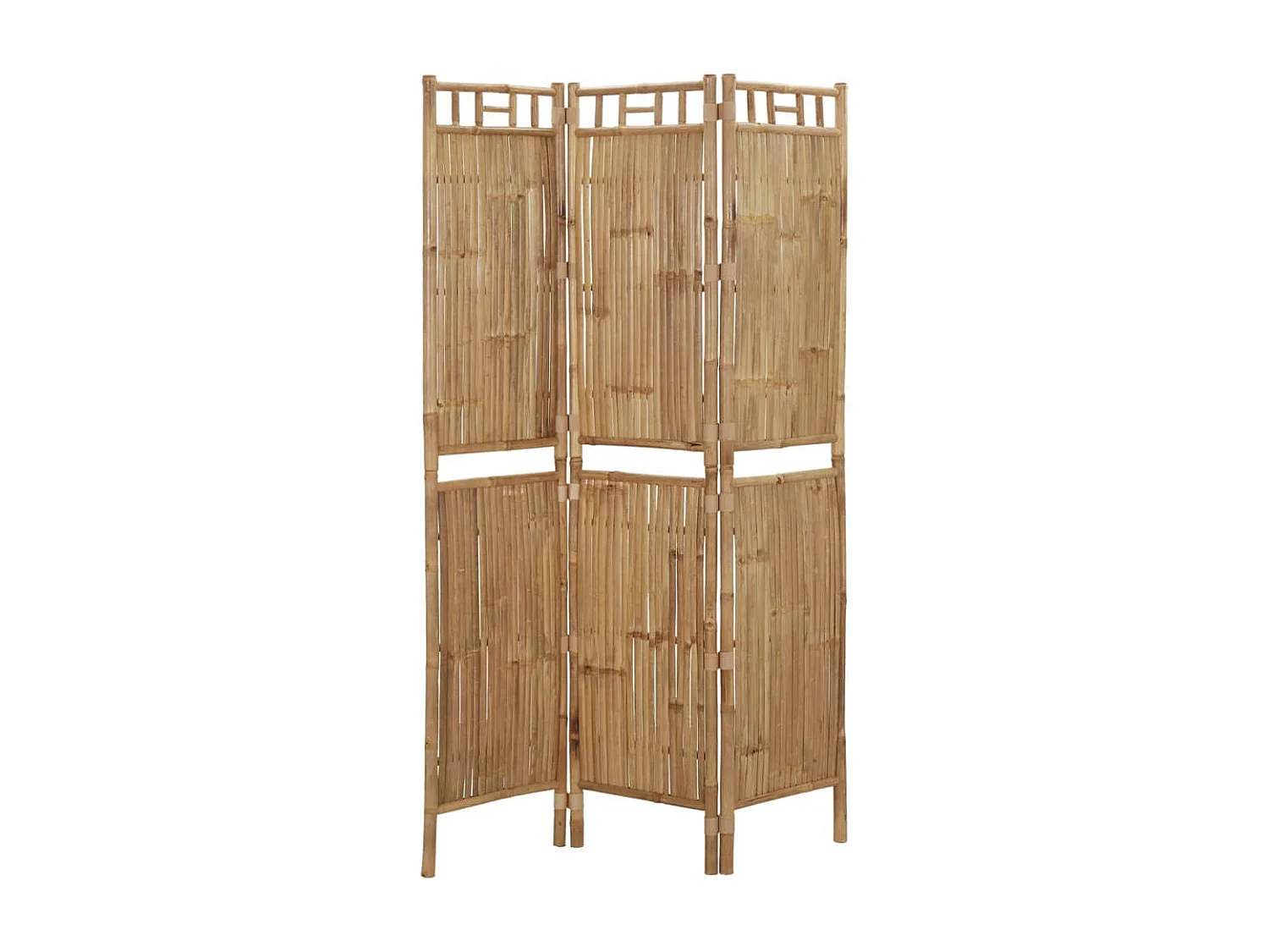 Cloison de séparation 3 panneaux Bambou 120x180 cm