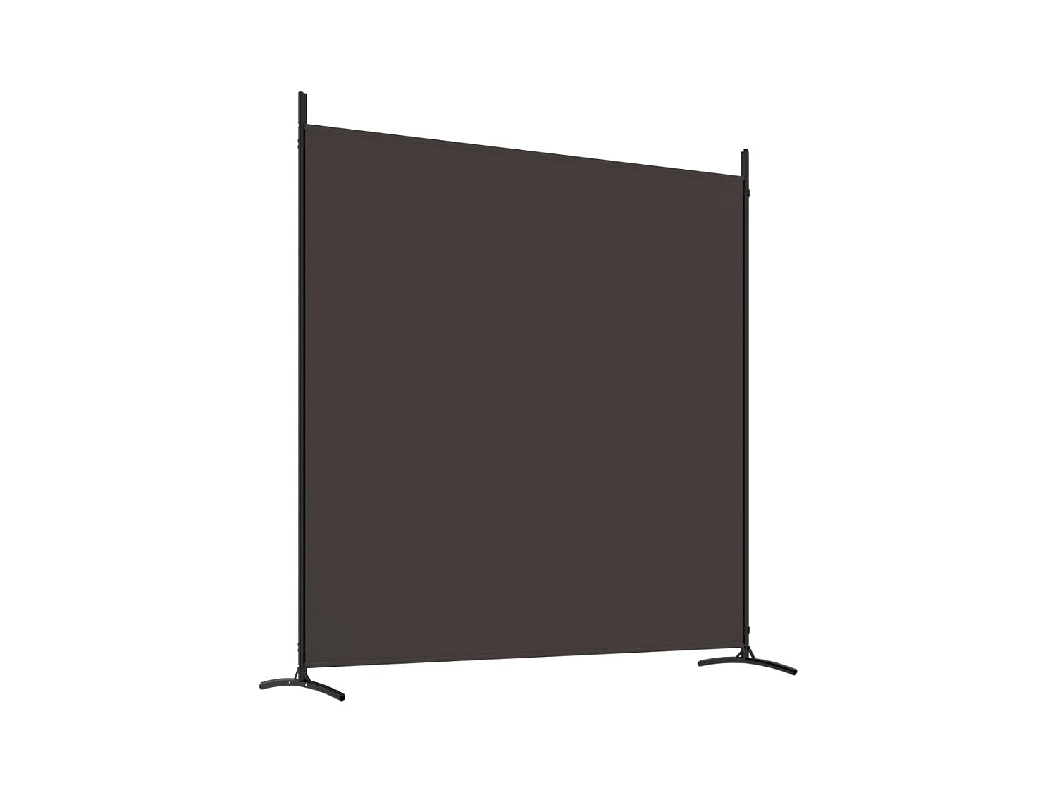 Tabique 3 paneles Marrón 525x180 cm Tela